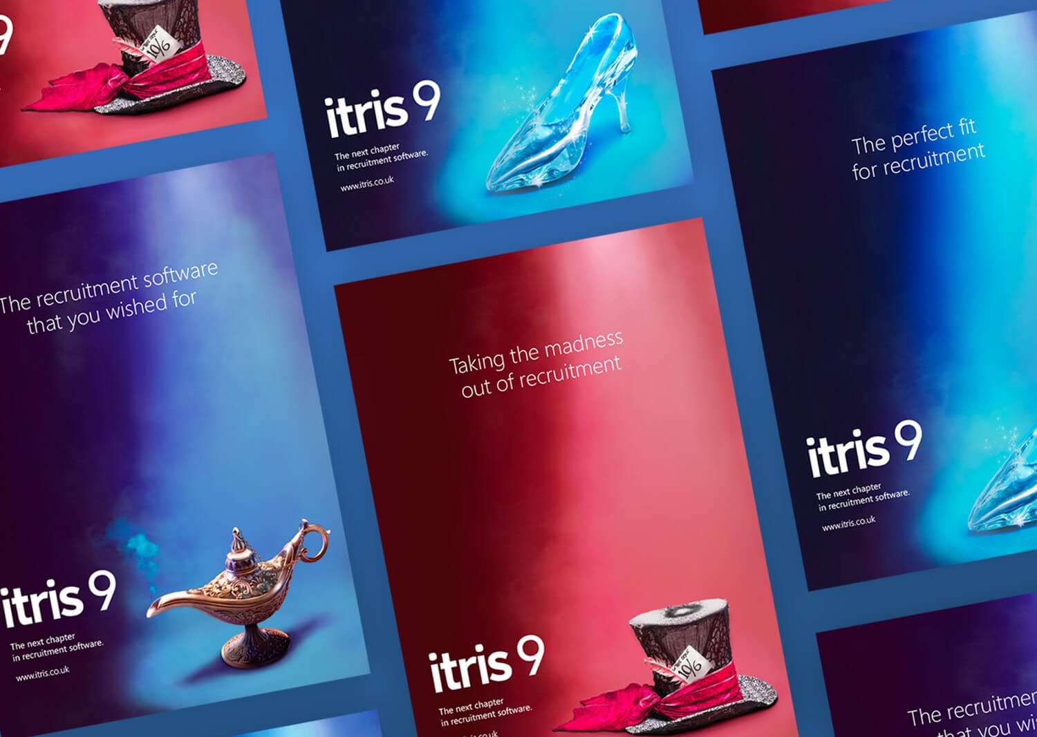 Set of campaign posters for Itris 9